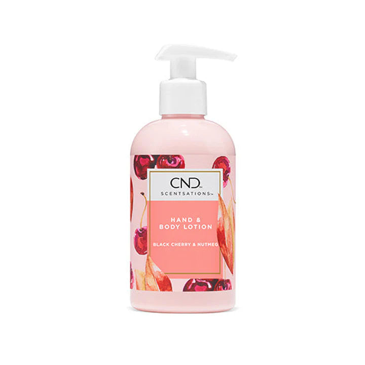 CND Scentsations Lotion Black Cherry & Nutmeg 8.3 fl oz