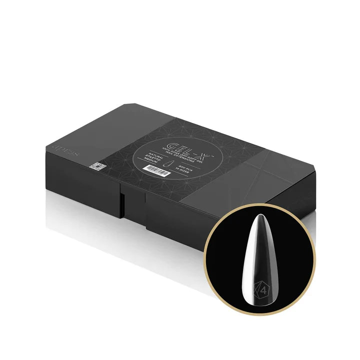 Apres Natural Stiletto Medium Box of Tips 600 pcs