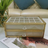 Gold and Clear Nail Supply Storage