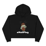 Nail Plug Crop Hoodie