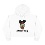 Nail Plug Crop Hoodie